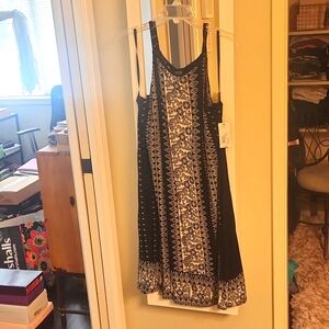 ANA Size Large Black and White Dress
